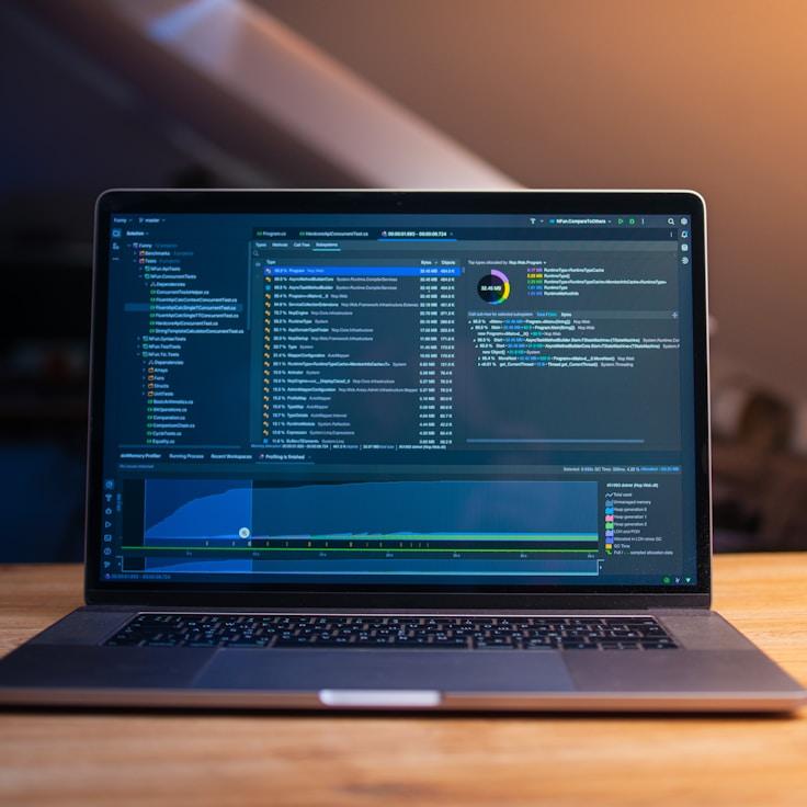 iOS app development workspace